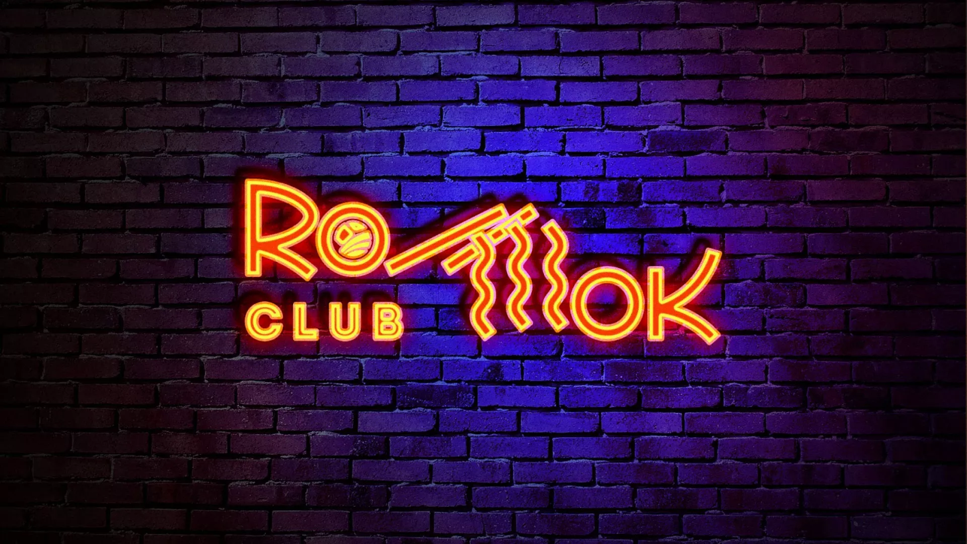 Разработка интерьерной вывески суши-бара «Roll Wok Club» в Верхоянске